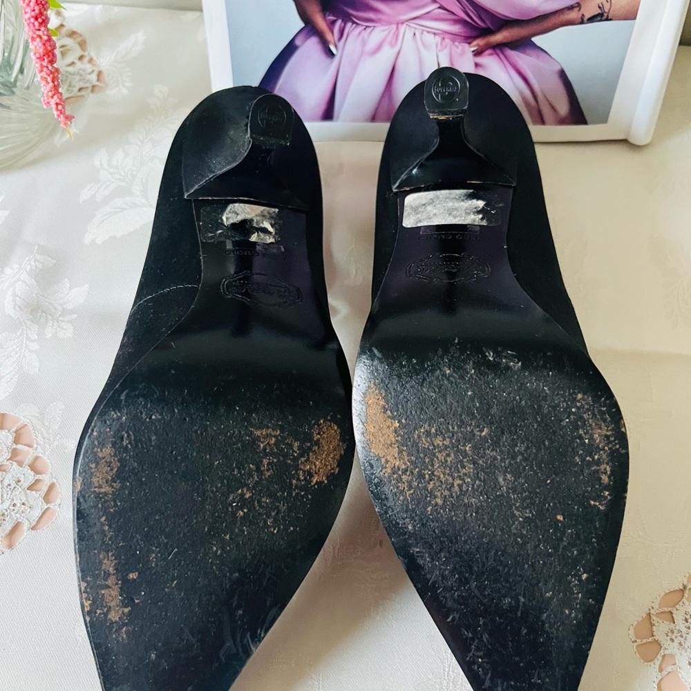 Elegant Black Lace Women's Shoes - Picture 5 of 6